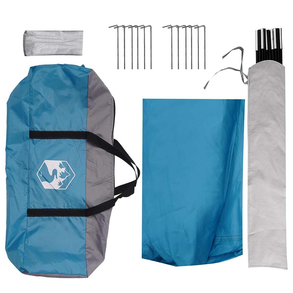 Party Tent with Roof Blue 600 x 600 x 400 cm Polyester and Steel