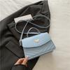 Vintage Faux Leather Shoulder Bag for Women, Butterfly Decor Small Crossbody Purse, Square Bag for Daily Use