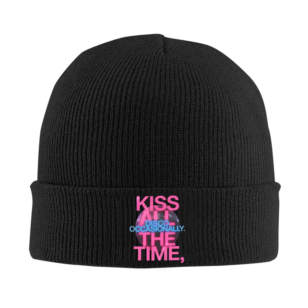 Kiss All The Time Disco Harrys Knitted Hat Beanie Autumn Winter Hat Warm Acrylic  Hip-hop Styles Caps Unisex Women Gifts,