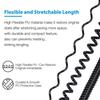 High quality Spring Relief Coiled Headphone Cables for Sennheiser HD25Plus HD560 HD540 HD480 Replacement Cable Cords