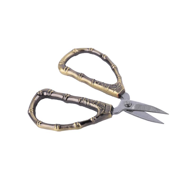 Vynikající malé bambusové nůžky Kapesní kosmetické nůžky Mimi Line Ručně vyráběné DIY Dárkový střih Vícebarevný