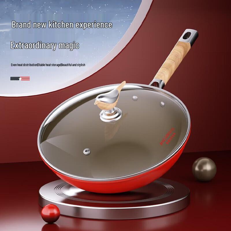 Maikaro Auspicious Bird Titanium Non-stick Wok