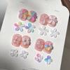 3D Flower Petals Nail Art Glitter Set Transparent Nail Charms Decorations  Manicure Accessories