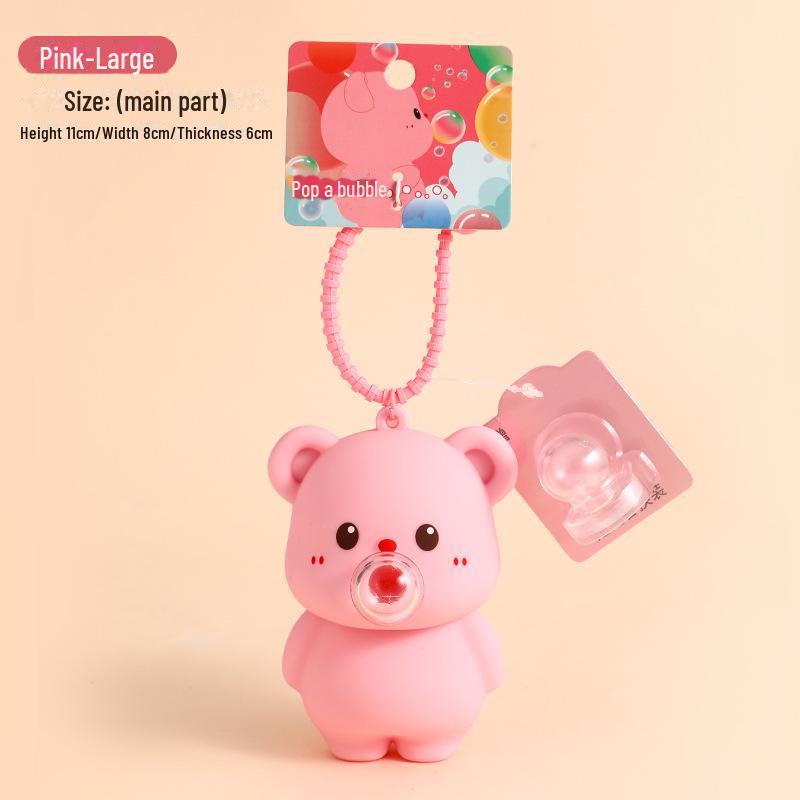 Genuine Cartoon Bear Keychain: Cute Bag Pendant and Small Gift