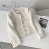 Herbst Frühling Damen Mantel Einreihig Lange Ärmel Einfarbig Strickjacke Lose OL Pendler Stil Dating Shopping Jacke