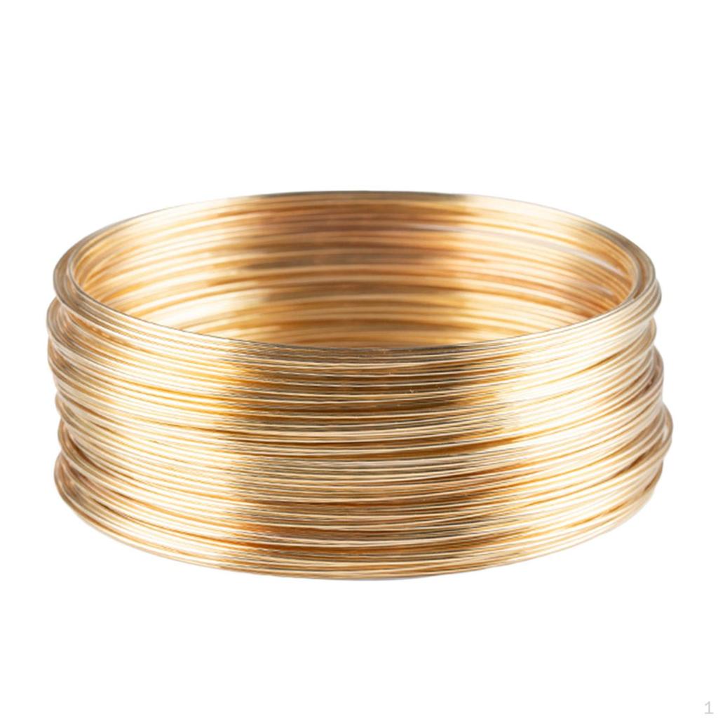 50 Boucles Jewelry DIY WIPS GIFTS Memory Pearl Steel Wire for Bracelet Ear Book