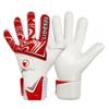 Professional Soccer Goalkeeper Gloves Training Match Use Latex Palm Fingerless Design Youth To Adult Sizes