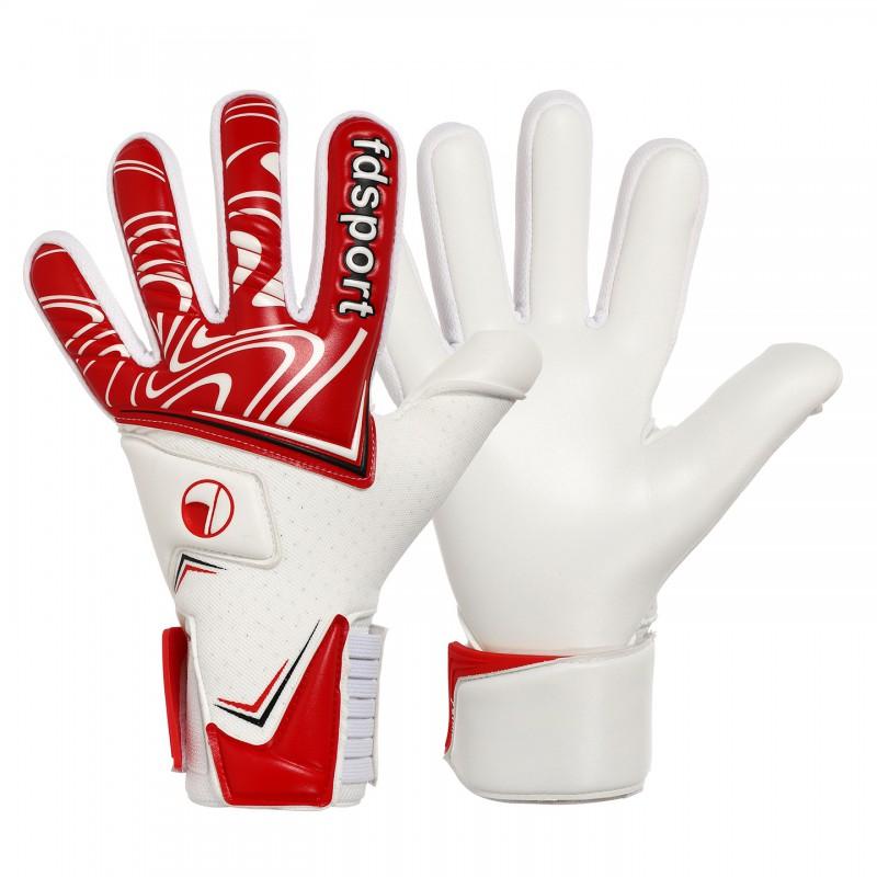 Professional Soccer Goalkeeper Gloves Training Match Use Latex Palm Fingerless Design Youth To Adult Sizes