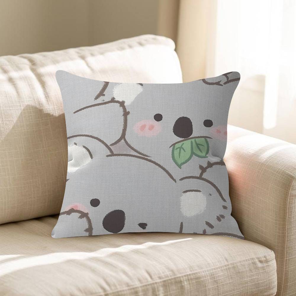

Cartoon Splashed Ink Koala Cushion Cover 30x50 Polyester Sofa Cushions Decorative Throw Pillows Home Decoration Pillowcover 30x30 cm