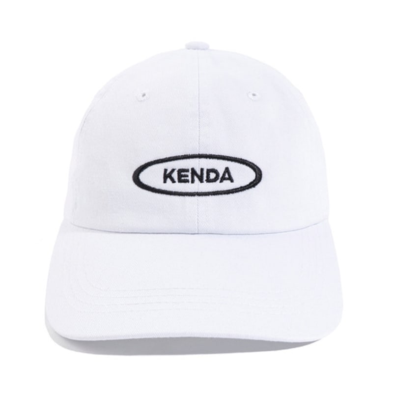 

KENDA OVAL LOGO BALL CAP - WHITE / BABC01-16S WHITE_FREE
