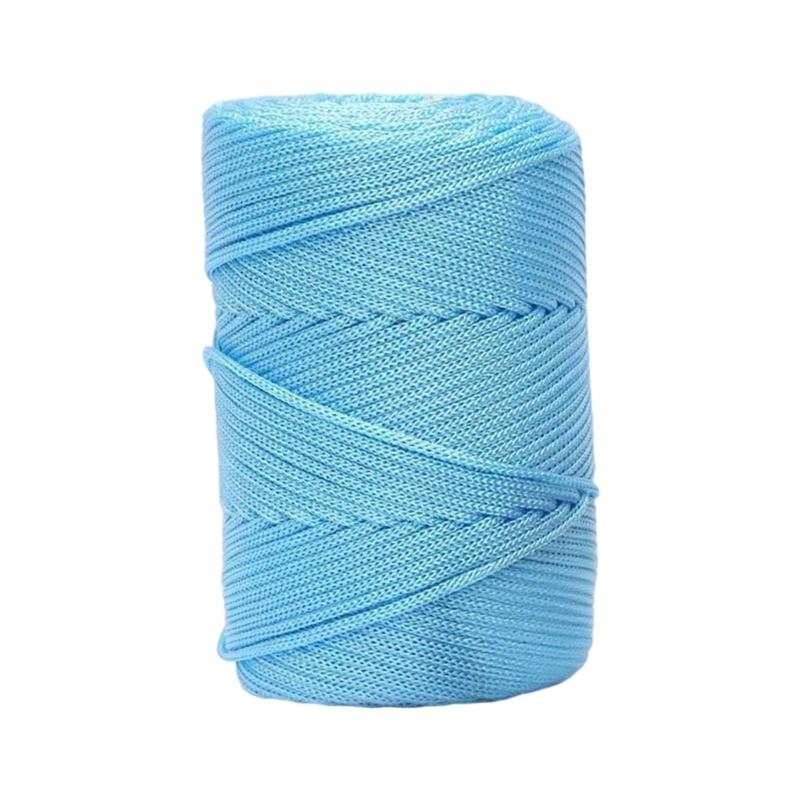 Fio Adicional de Polipropileno Centro Vazio Fio para Artesanato Substância Macia Ventilada Para Tricô Crochê Uso Constante