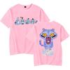 Derpy Tiger Kpop Demon Hunters Shirt for Women Summer Tops Anime K-Pop Demon Hunters T-shirt Harajuku O-neck Casual Shirt Gift