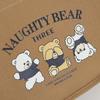 Canvas Lunch Bag Classic Bear Lunch Box Storage Handbag Multifunctional
