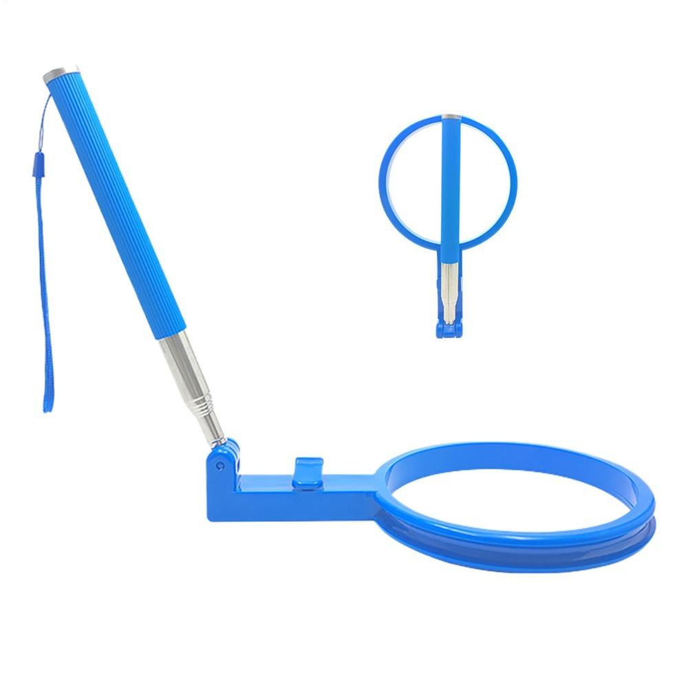 Long Handle Pet Waste Picker Non-Contact Waste Cleaning Shovel Dog Poop Scooper Pet Outdoor Use синий