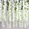 Parties String Design Artificial Wisteria Vines Fence Garden Decorations Hanging Flower PCS Wisteria Flowers Vine