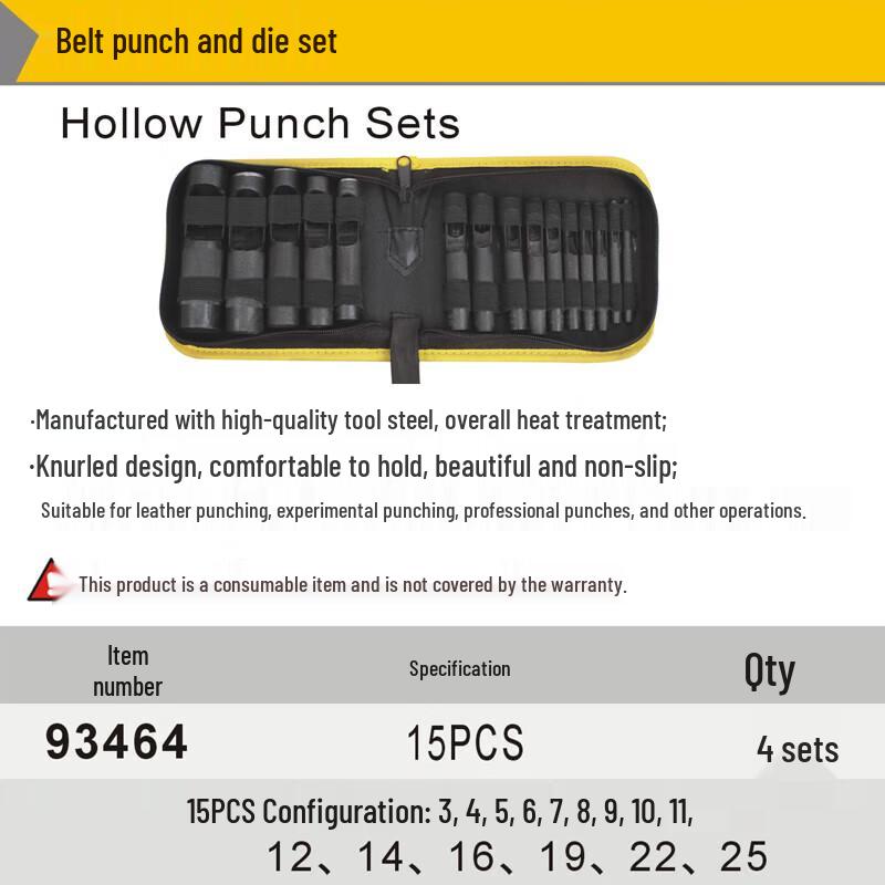 Eagle Brand Leather Belt Punch Set