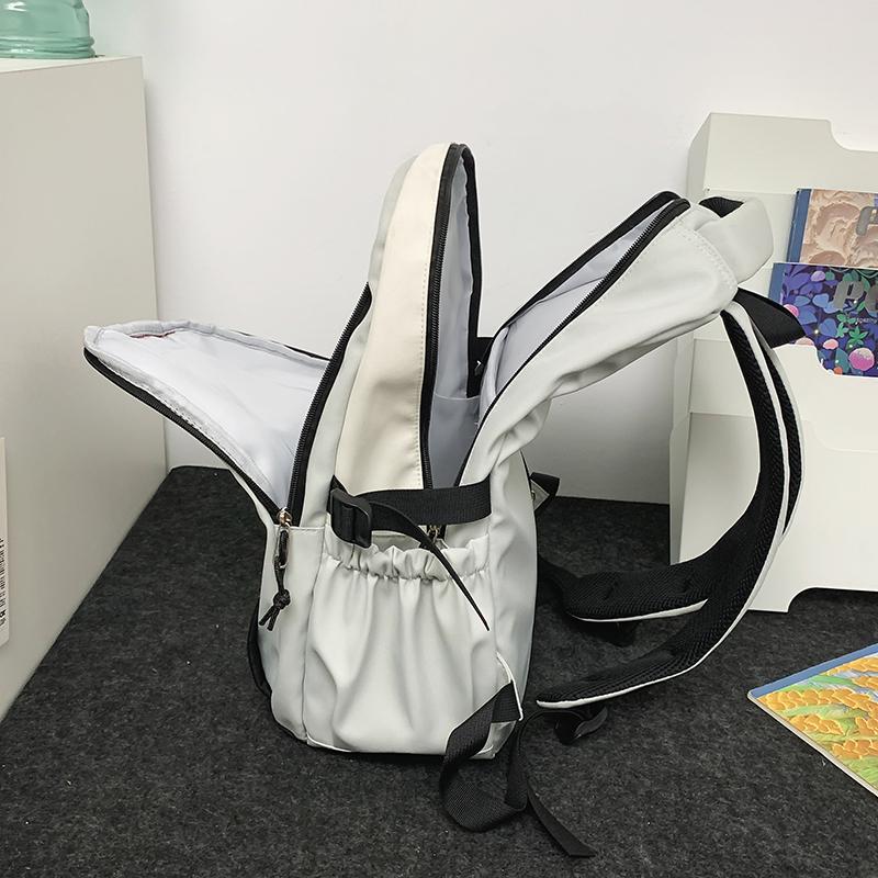 Contrast Color Backpack Large Capacity Backpack Reduced-burden Student Schoolbag
