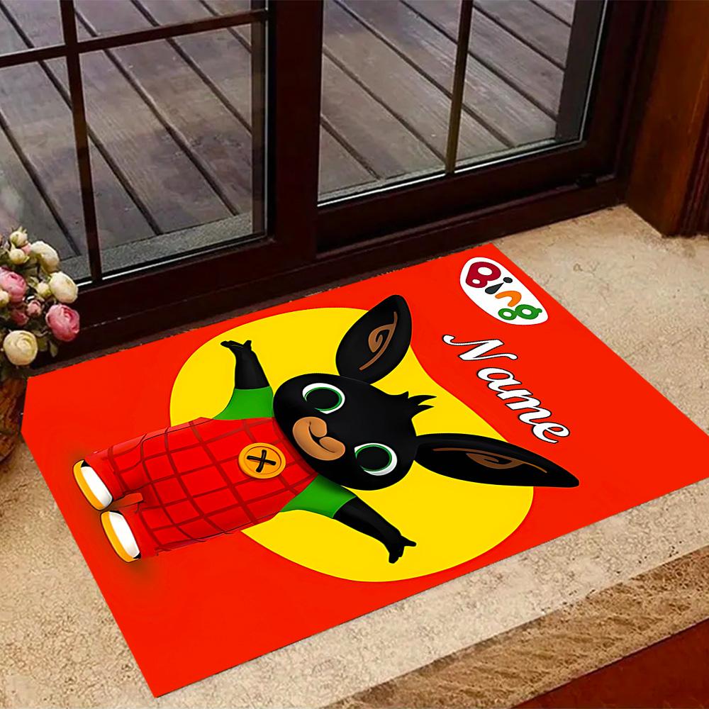 Friends Adventure Customize Your Name Floor Mat Design for Living Rooms Balcony Playrooms Kitchen Antislip Carpet Anime Office Decor Spiritual Gift