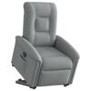 VidaXL Electric Recliner Light Grey Fabric, Electric Recliner Chair, Electric Armchair for People 3303274