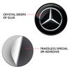 CRY1 2Pcs Car Styling Lock Keyhole Stickers Decoration Protection For Mercedes-Benz A B C E G S Class CLA CLS GLA GLB GLC GLE GLS