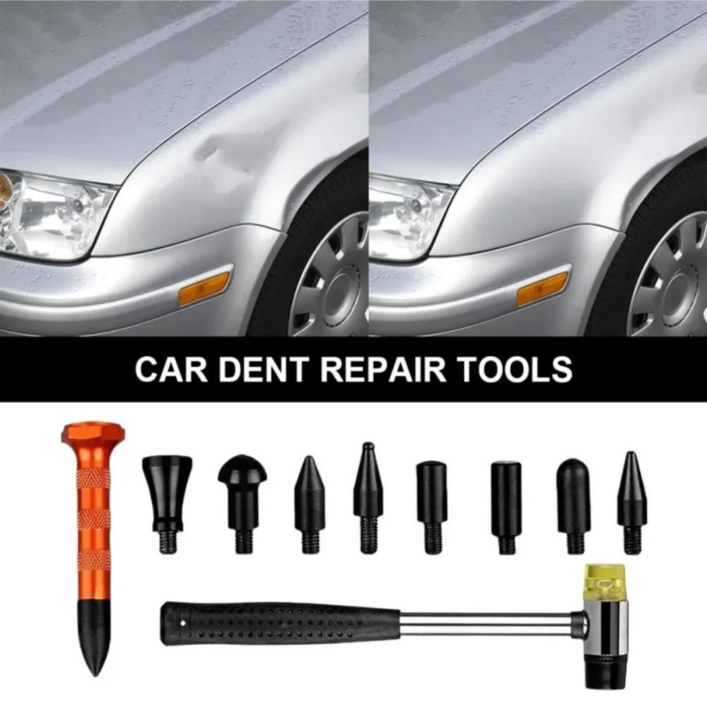 HotCar Dent Removal Tool Rubber Hammer Striking Tool Hail Dent Removal Tool Body Unpainted Dent Repair Kit Rea