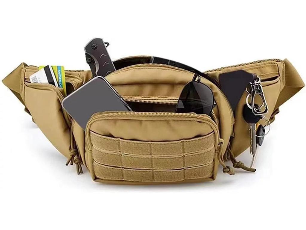 Outdoor Multifunctional Waist Bag for Men and Women - Sports Storage and Concealed Gun Pocket
