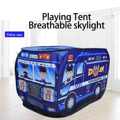 Tenda Infantil de Carro para Interior Brinquedos Princesa Menino Bebê Casa de Jogo Dobrável Casa de Jogo Estilo Carro de Polícia