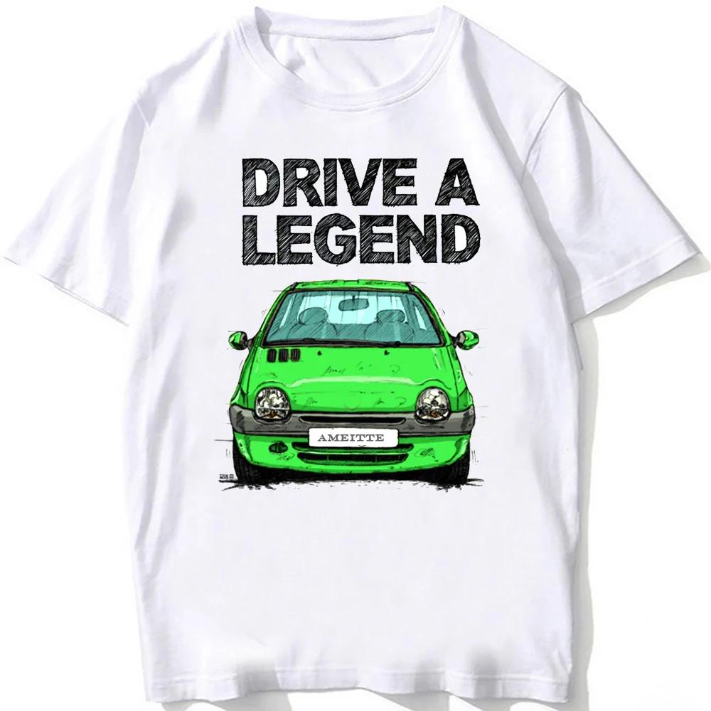 

Нова літня чоловіча футболка з коротким рукавом Drive A Legend Twingo пізня галогенна модель спортивний автомобіль футболкахлопчик білі футболки чоловічі повсякденні топи 3XL