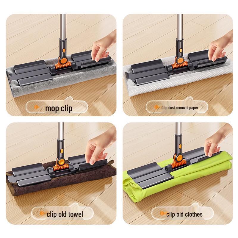 EnjoyHome 38cm Flat Clip Mop