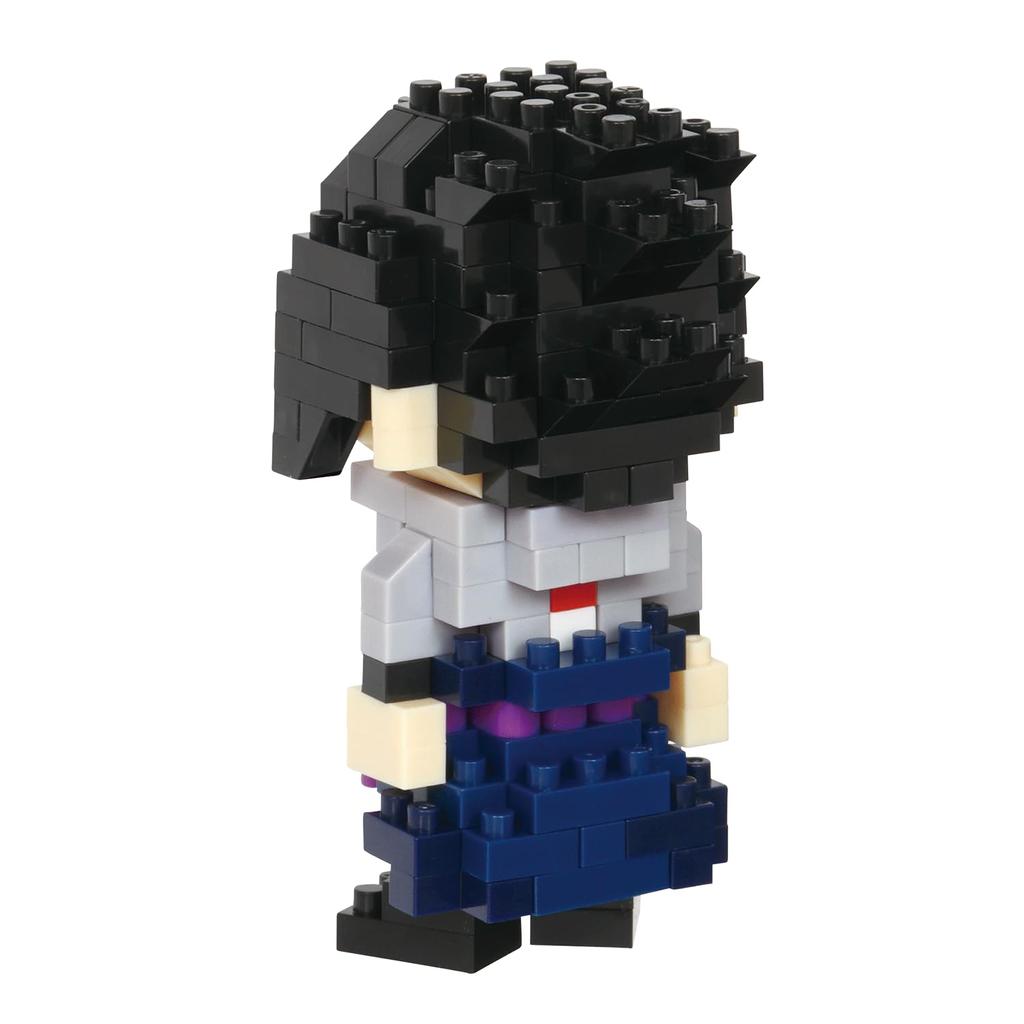 Kawada nanoblock Naruto Shippuden Uchiha Sasuke Ages 12 and 200-Piece Figure, Up, NBCC_135