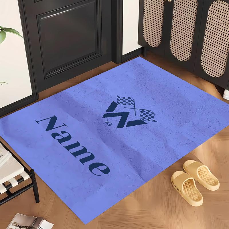Williams Racing (1) Personalized Name Office Carpet Stylish Decor for Living Room Bedroom Kitchen
