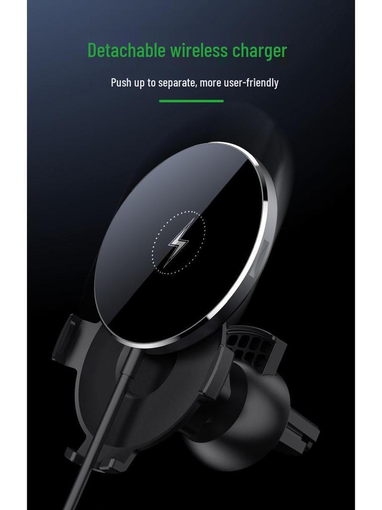 Apple 12 Wireless Fast Charger & Magnetic Air Vent Clip Holder