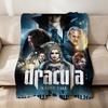 Horror Movie D-Dracula A Love Tale Flannel Soft Warm Plush Blanket For Sofa Living Room Pet Hogar Bedroom Gift Home Car Portable