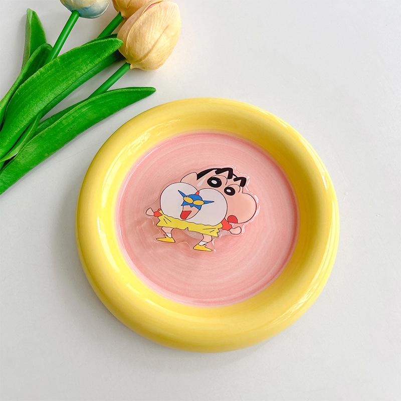 Cartoon Xiaoxin Cute Airbag Mobile Phone Holder Back Sticker Retractable Acrylic Desktop Watching Drama Support Frame Niche