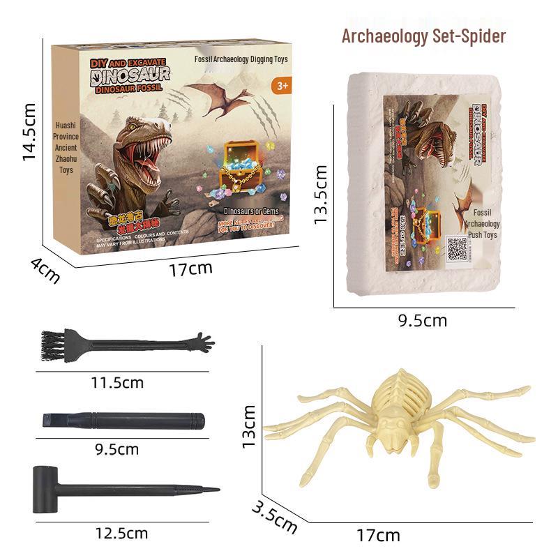 Dinosaur Fossil Excavation Kit: Educational Science Toy for Kids