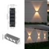 Waterproof Solar Wall Lamp for Outdoor Garden and Balcony Decoration