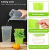 Herb Keeper for Refrigerator Clear Plastic Herb Saver Asparagus Container Multipurpose Vegetable Keeper for Mint Parsley Thyme