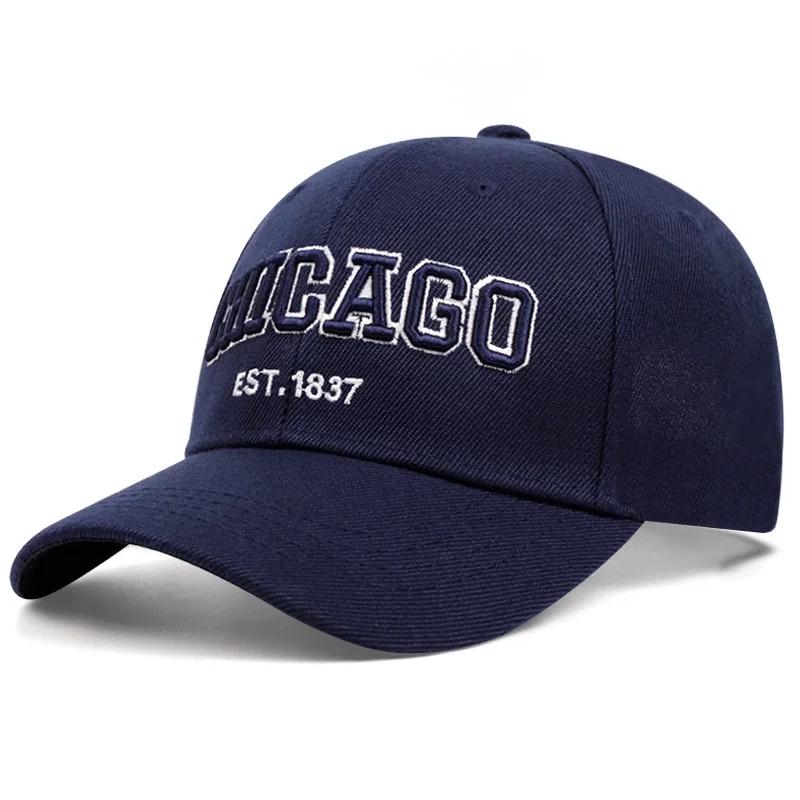 Summer Men Mesh Baseball Cap Outdoor Sport Chicago Letter Snapback Hat For Women Unisex Breathable Caps Hip Hop Trucker Hats
