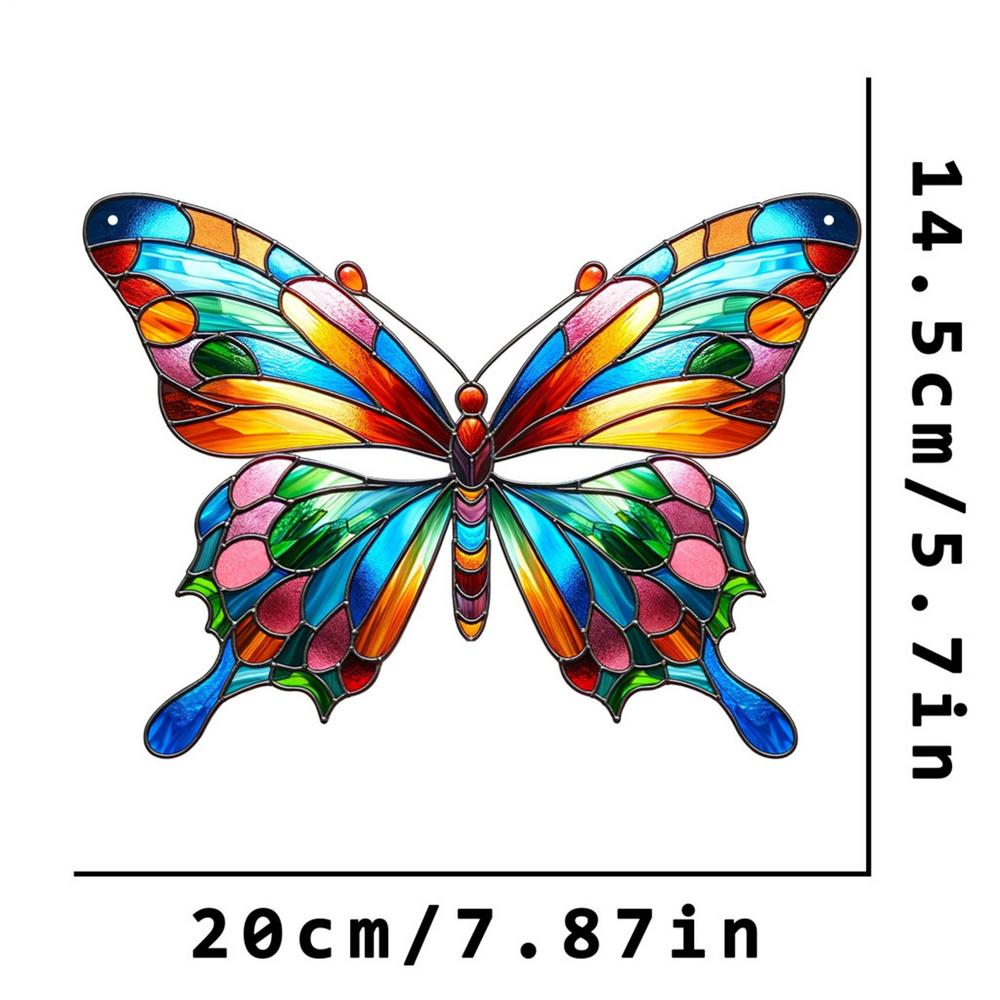 Sun Catchers Animal Feather Pendant Decor Colorful Hummingbird  Window Hangings Animal Wind Chimes Crafts Animal Christmas Decor