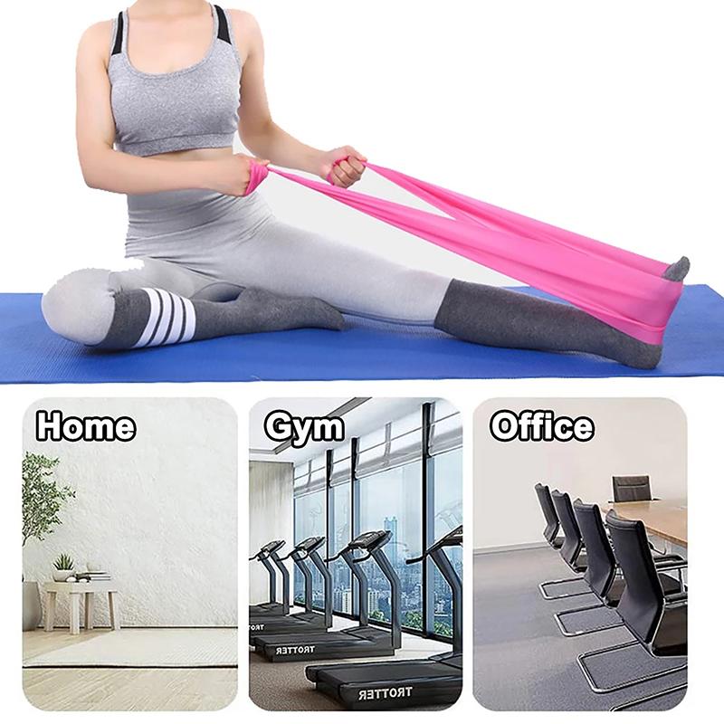 Yoga Physiotherapie Elastisches Band, Fitnessstudio Widerstandsband, Sport Dehntraining Seil, Pilates Dehnfolie