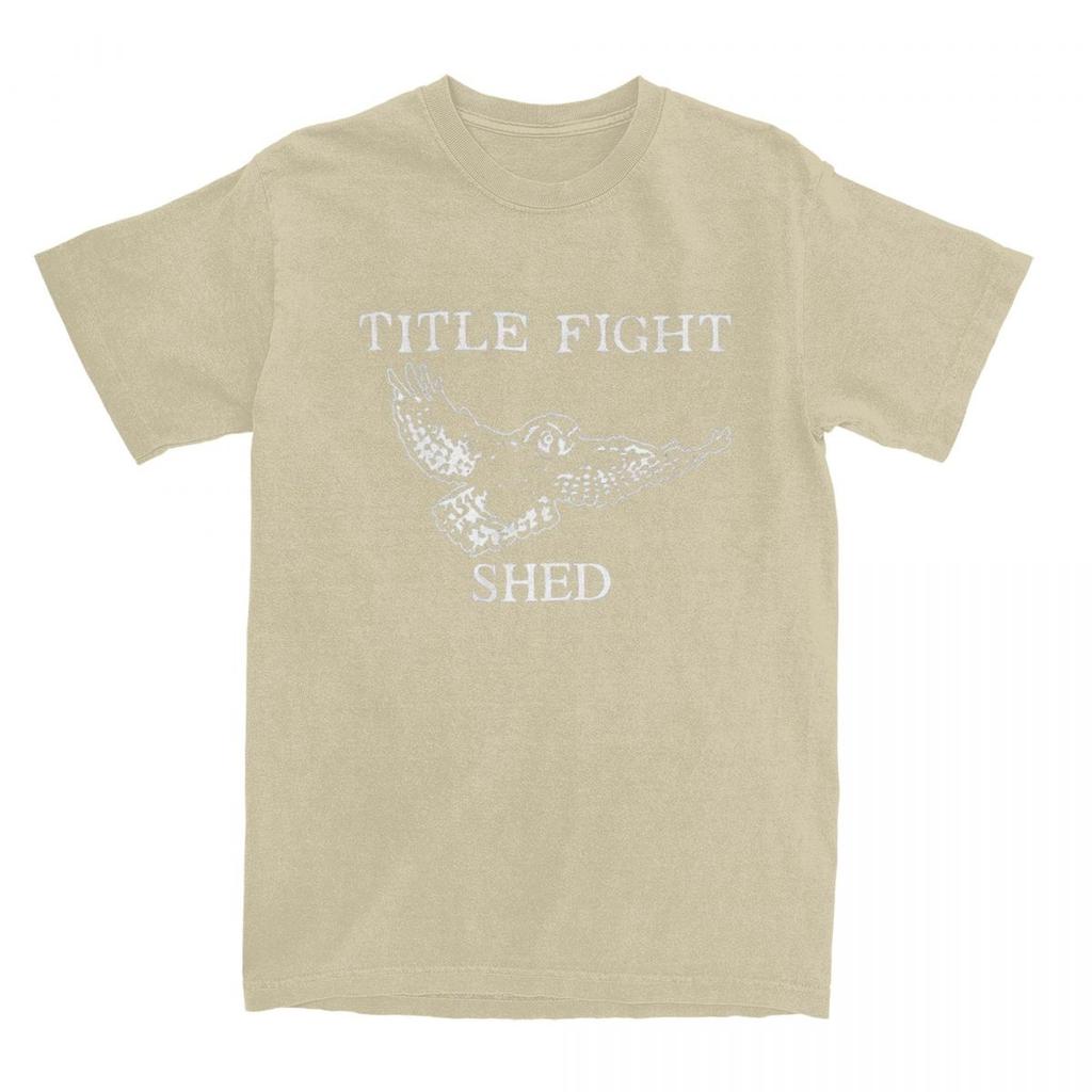 Title Fight Shed Owl for Men Women T Shirts Floral Green Merchandise Awesome Tee Shirt T-Shirts Cotton New Arrival Clothing