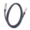 Coaxial Cable 5ft Triple Shielded 9.5mm Male to Female RG59U Coax TV Cable for Satellite Receivers