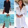 Chiffon praia cobrir vestido de praia plus size kaftan bikini cobrir maiô cover ups