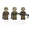 MOC Armee Soldaten Mini Actionfiguren Puppen Modelle Helm Zubehör Bausteine Steine Kinder für Spielzeug Geschenke