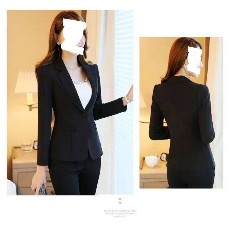 Kleiner Blazer Damen Frühling und Herbst Damenanzug Koreanischer Stil Koreanischer Stil Lässiges Slim Top für Damen