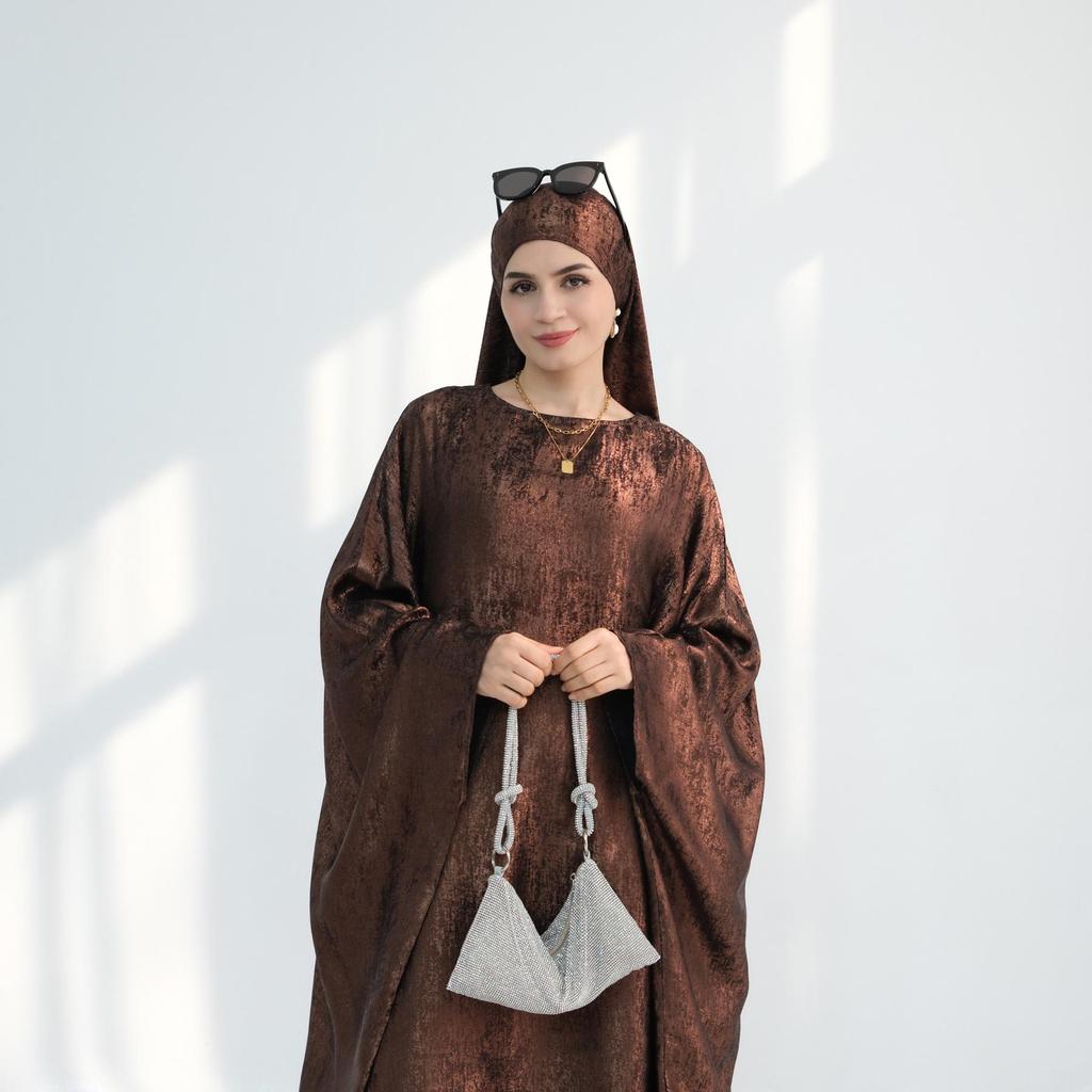 Loriya2025 Elegantes Patchwork Abaya Kleid LR778