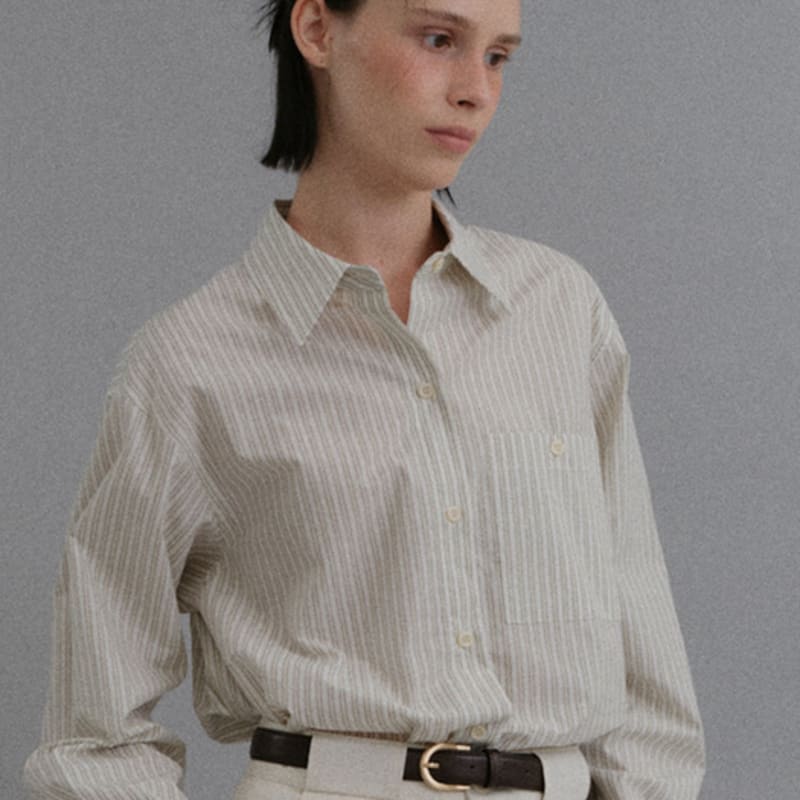 

BAIE OUD Классический кожаный ремень_коричневый BROWN