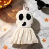 Halloween Plush Ghost Decor Hanging Ornament, Cute Spooky Tabletop Decoration for Home Figurine, Holiday Atmosphere Props, Funny Party Supplies