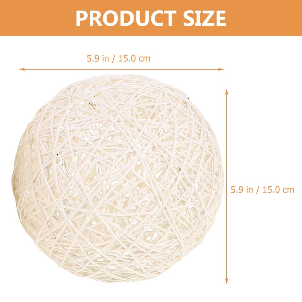 Woven Lamp Shade Rustic Style Lampshade for Pendant Hanging Lamps Decorative Lamp Cover for Home Restaurant Hotel Use