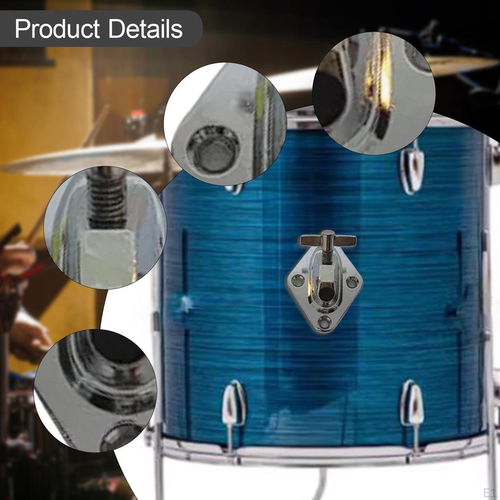 Floor Tom Drum Leg Bracket Bass Mount Universal Metal Base Replacement for Jazz Practical